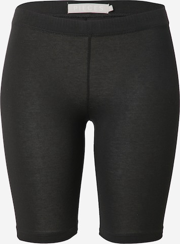 PIECES Skinny Leggings 'EDITA' in Zwart: voorkant