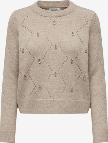 Pull-over 'CATRINA' ONLY en beige : devant