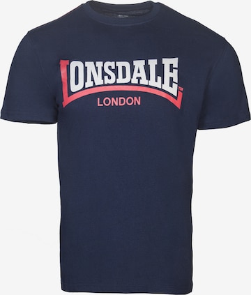 LONSDALE Μπλουζάκι σε μπλε: μπροστά