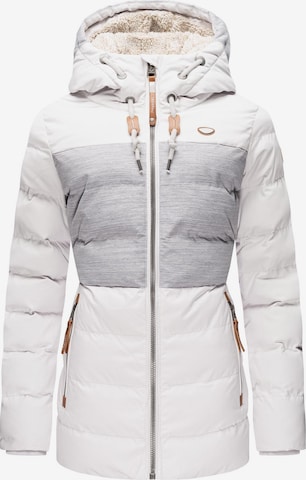 Ragwear - Casaco de inverno 'Quantic' em branco: frente