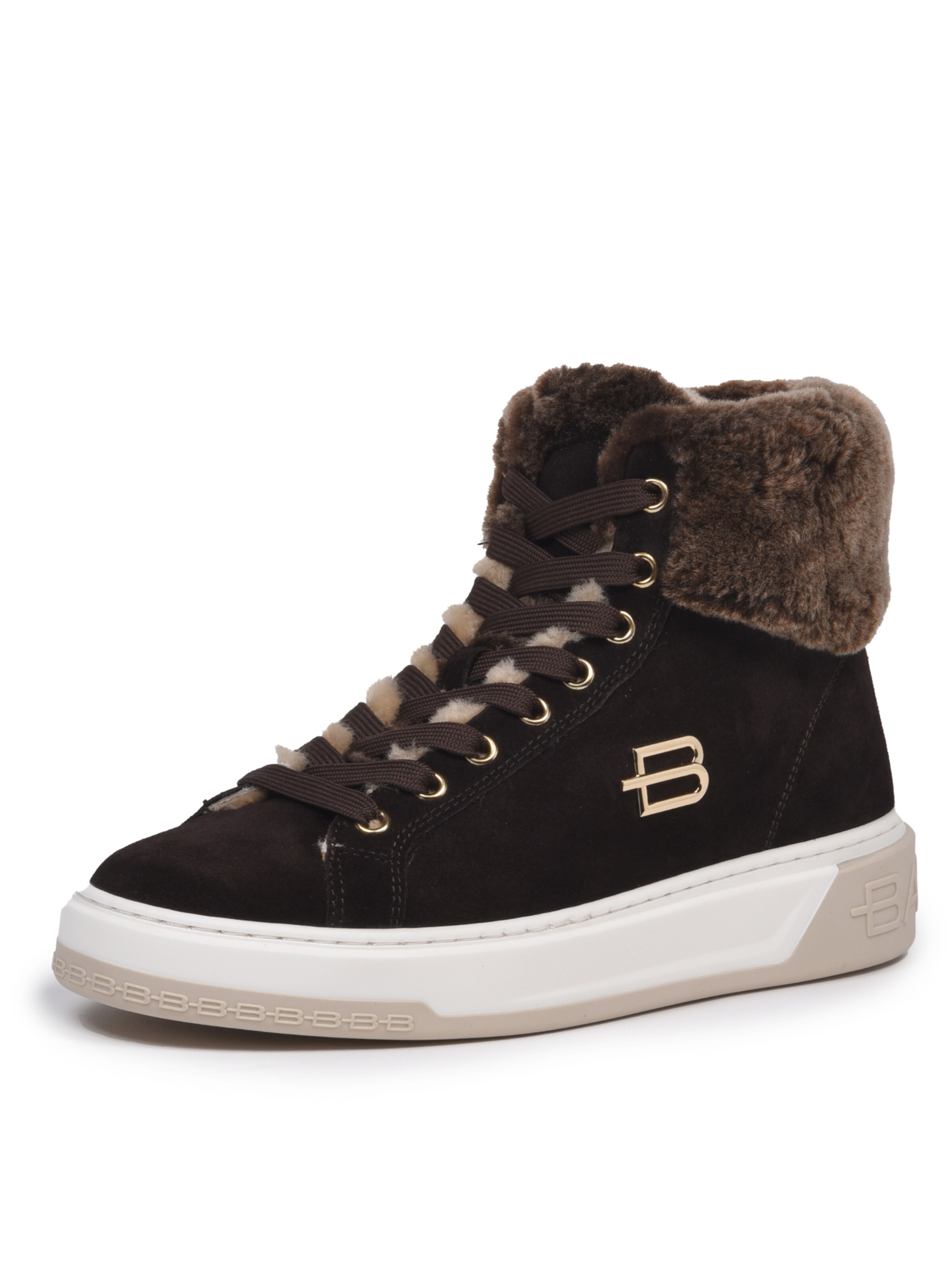 BALDININI High-top trainers in Black: front