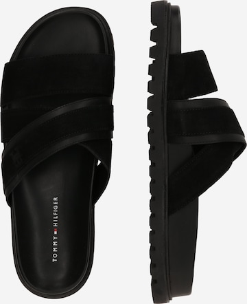 TOMMY HILFIGER Pantolette 'ELEVATED' in Schwarz