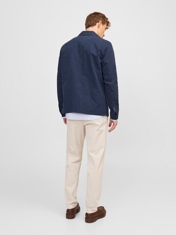 JACK & JONES Слим Демисезонная куртка 'JPRRiviera' в Синий