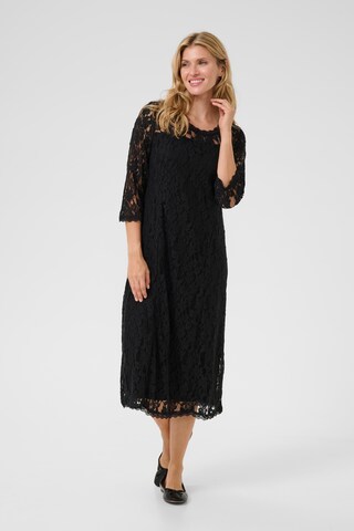 Robe 'Kit' Cream en noir : devant