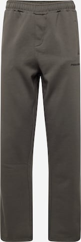 Pegador Wide leg Broek in Grijs: voorkant