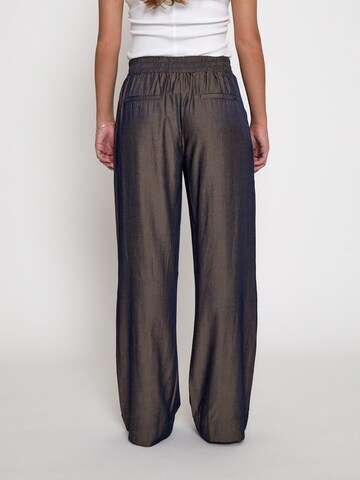 Peppercorn Wide leg Pants 'Bea' in Bronze