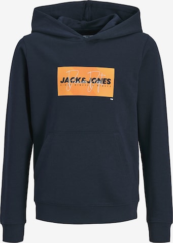 Jack & Jones Junior Sweatshirt 'JJCOLE' in Blau: Vorderseite