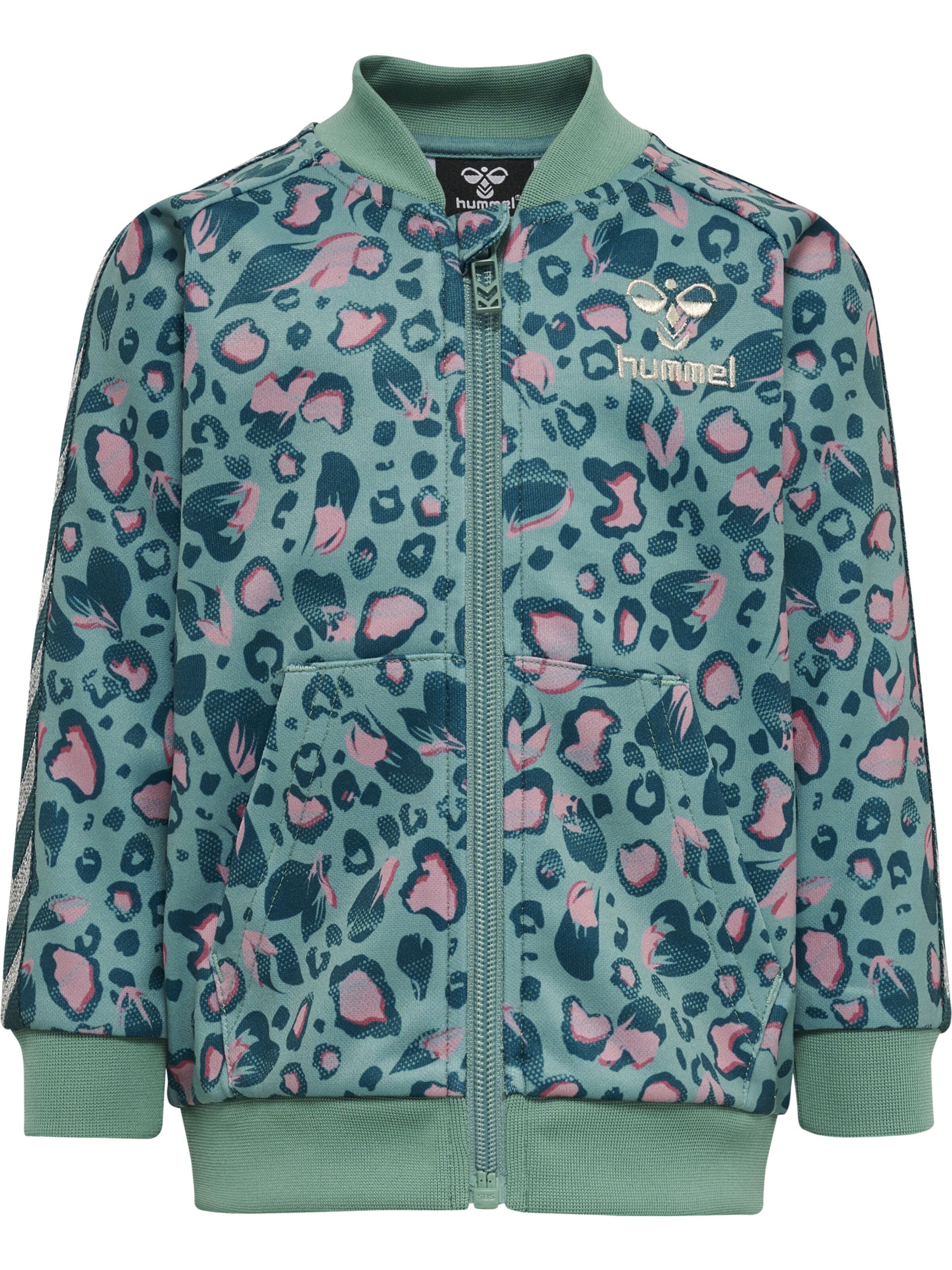 Hummel Sweatjacke in Grün: Vorderseite