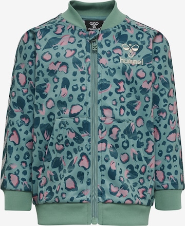 Hummel Sweatjacke in Grün: Vorderseite