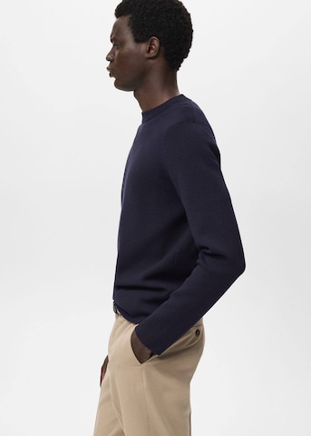 MANGO MAN Sweater 'Luxus' in Blue