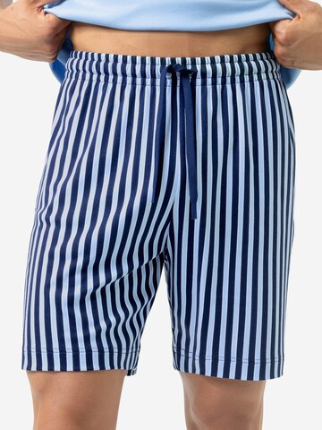 Pantalon de pyjama 'Graphic Stripes' Mey en bleu