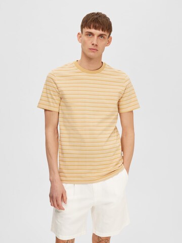 SELECTED HOMME - Camiseta 'Andy' en beige: frente