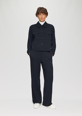 s.Oliver Wide leg Pantalon in Blauw