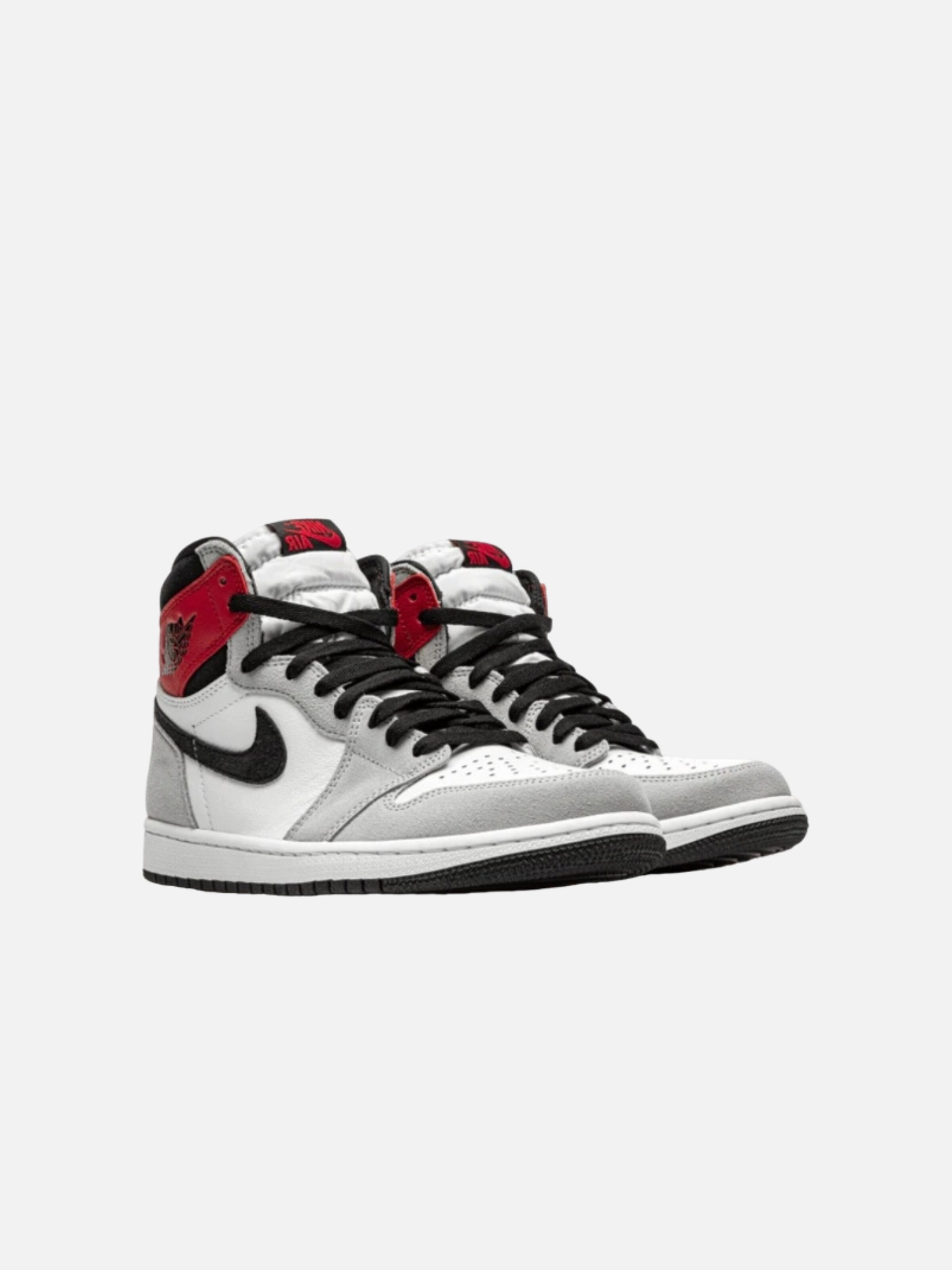 Sneaker alta 'Air 1 Retro High Light Smoke' di Jordan in rosso