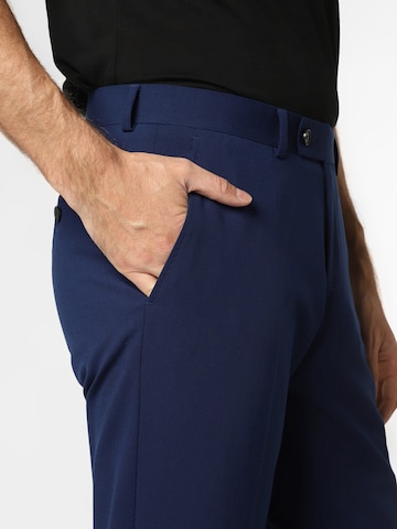 Coupe slim Pantalon 'Kalifornia' Finshley & Harding en bleu