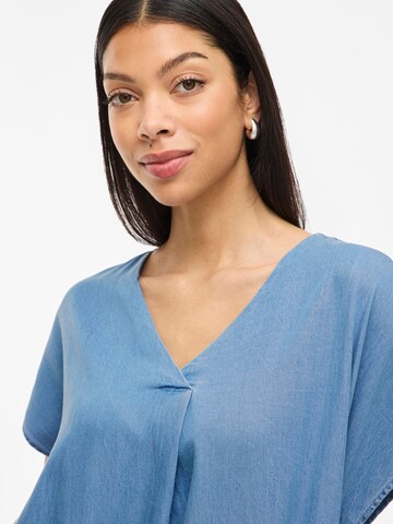 VILA Jurk 'Kaftan' in Blauw