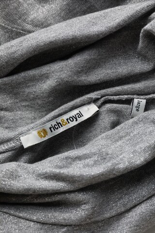 Rich & Royal Longsleeve-Shirt L in Grau