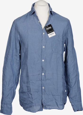 Hartford Hemd M in Blau: Vorderseite