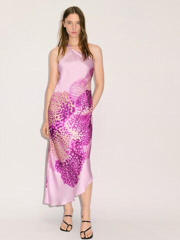 MANGO Jurk 'CIELO 2' in Lila: voorkant