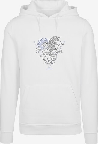 F4NT4STIC Sweatshirt in Wit: voorkant