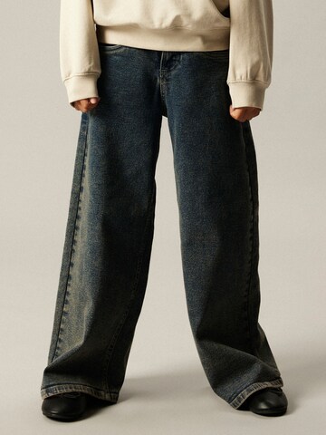 NAME IT - Pierna ancha Vaquero en azul: frente