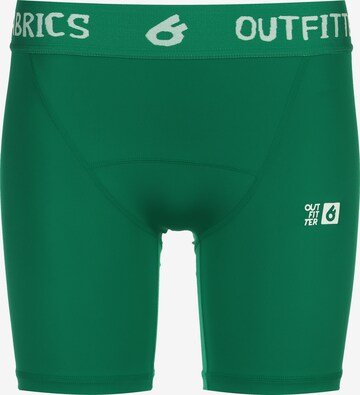 OUTFITTER Skinny Sportondergoed in Groen: voorkant