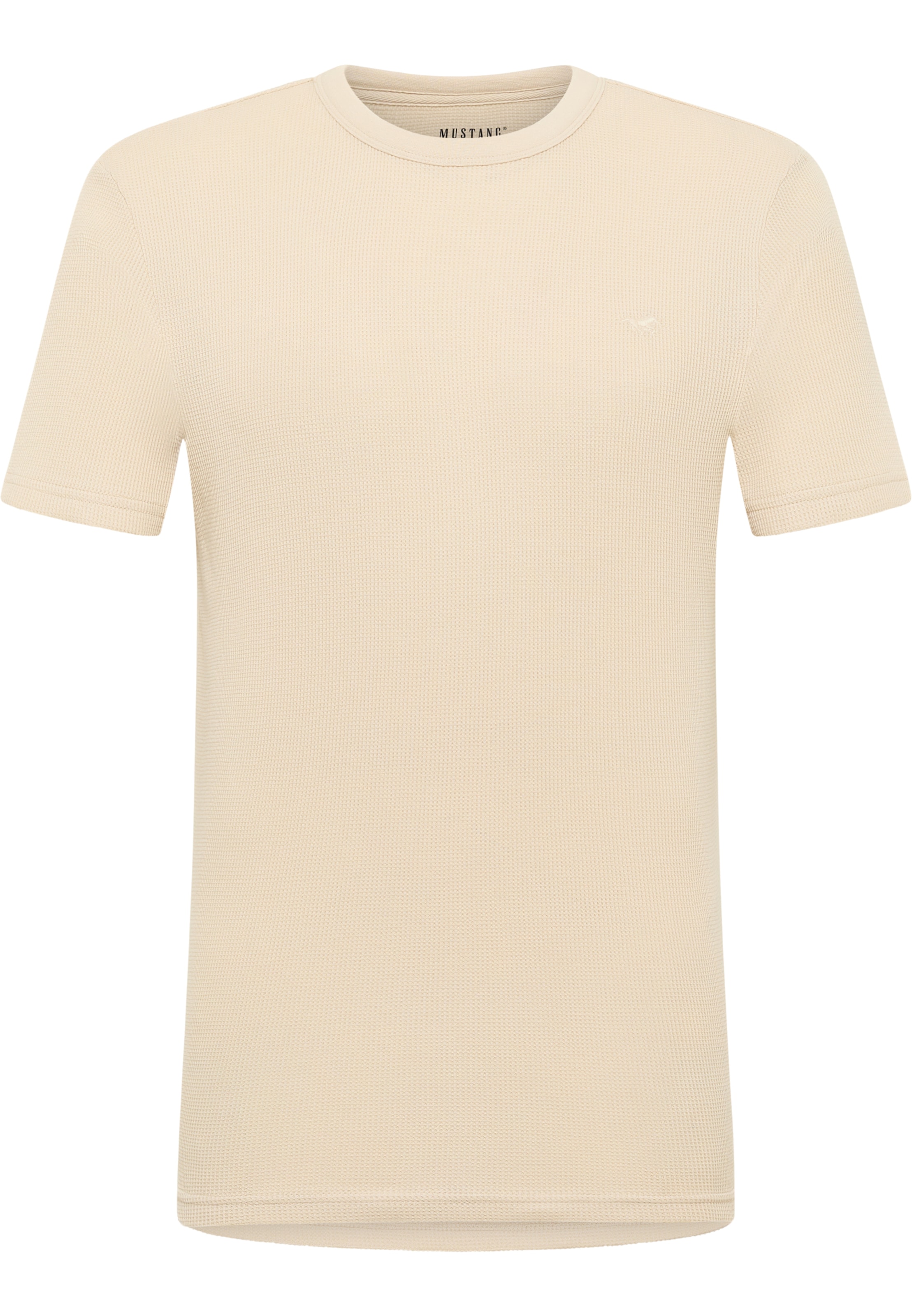 MUSTANG T-Shirt ' Austin ' in beige, Produktansicht