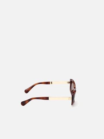 MAX&Co. Zonnebril 'Max &co MO0144 Shiny light blue 55/17/140 Women Sunglasses' in Bruin