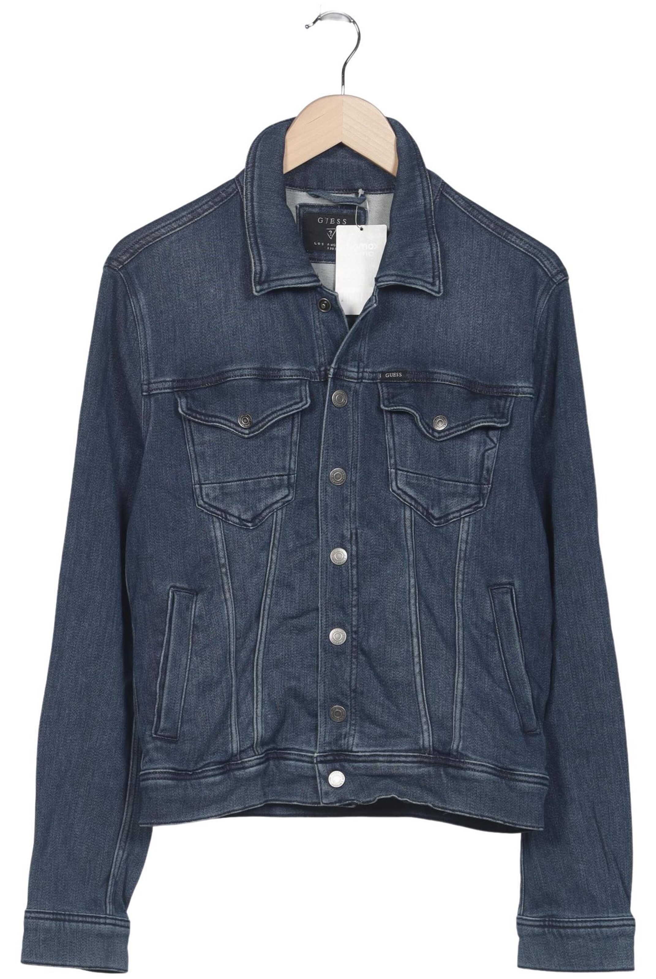 GUESS Jacket & Coat in M in Blue: front