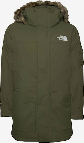 THE NORTH FACE Winterparka 'McMurdo' in Groen: voorkant