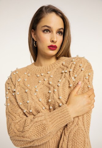 faina Pullover in Braun