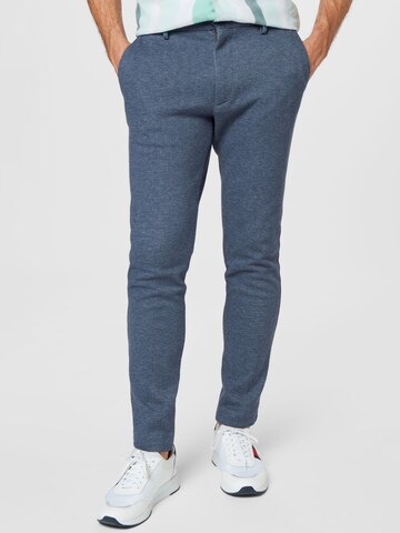 TOMMY HILFIGER Slimfit Chino in Blauw: voorkant