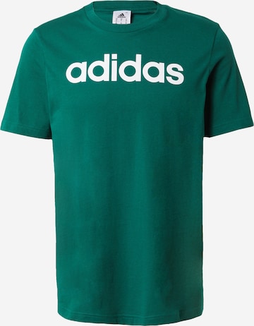 Tricou 'Essentials' de la ADIDAS SPORTSWEAR pe verde: față