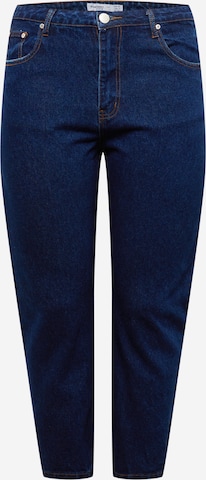 Regular Jeans de la GLAMOROUS CURVE pe albastru: față