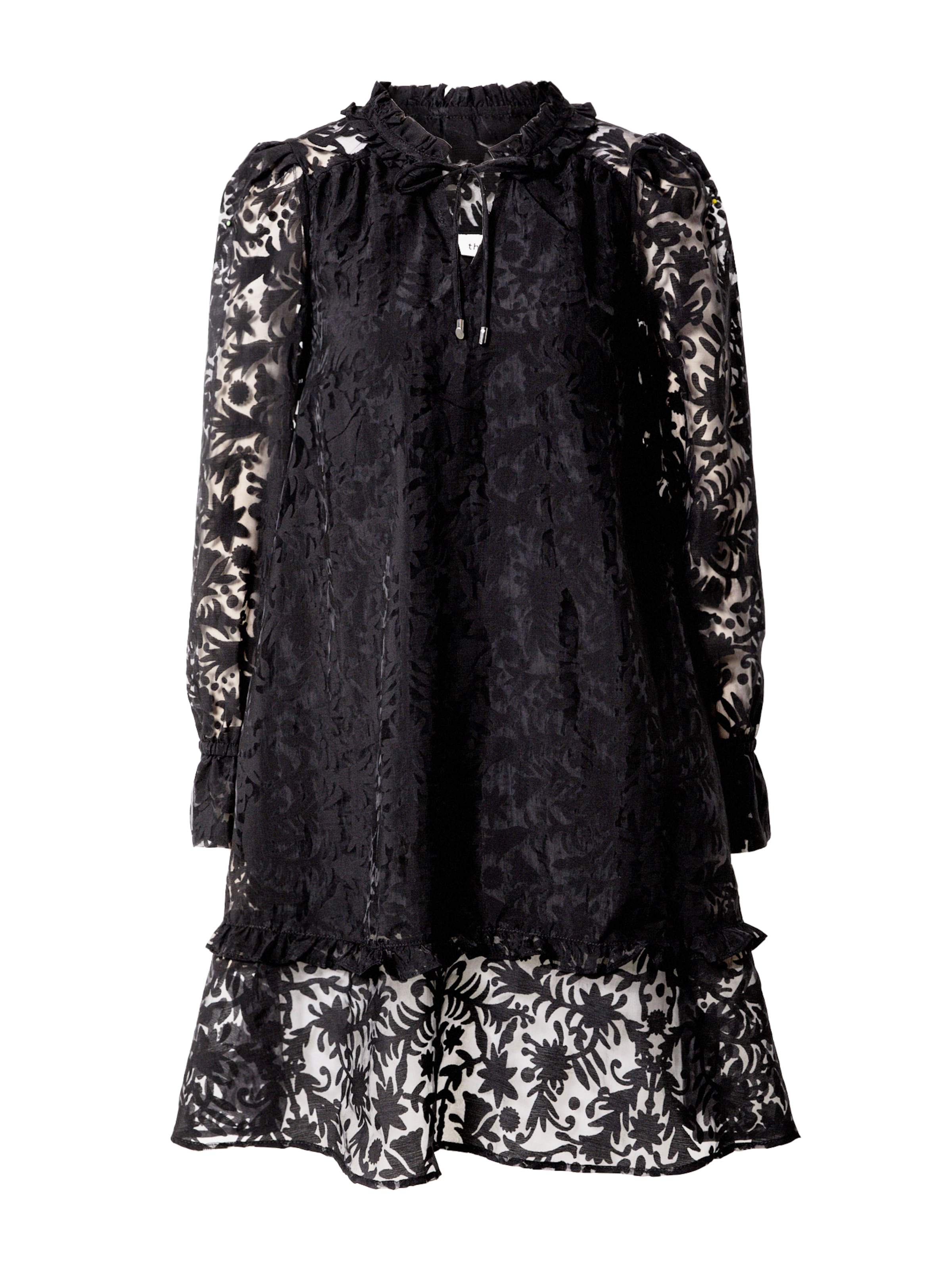 Thought - Vestido em preto: frente