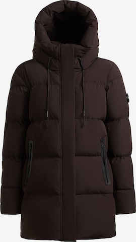 khujo Jacke 'Drown2' in Braun: Vorderseite