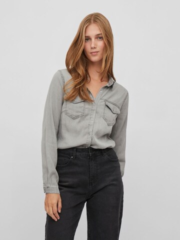VILA - Blusa 'VIBista' en gris: frente