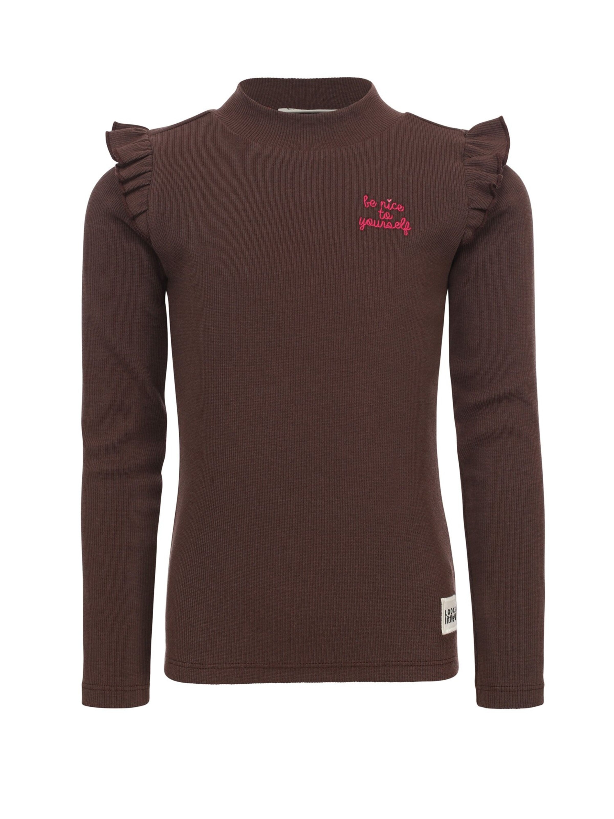 Looxs Revolution Shirt in Bruin: voorkant