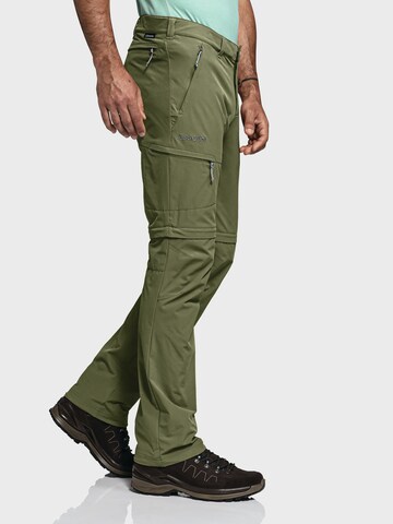 Coupe slim Pantalon outdoor 'Koper1' Schöffel en vert