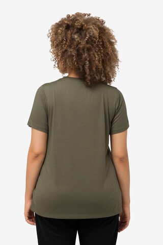 Ulla Popken Shirt in Groen: voorkant