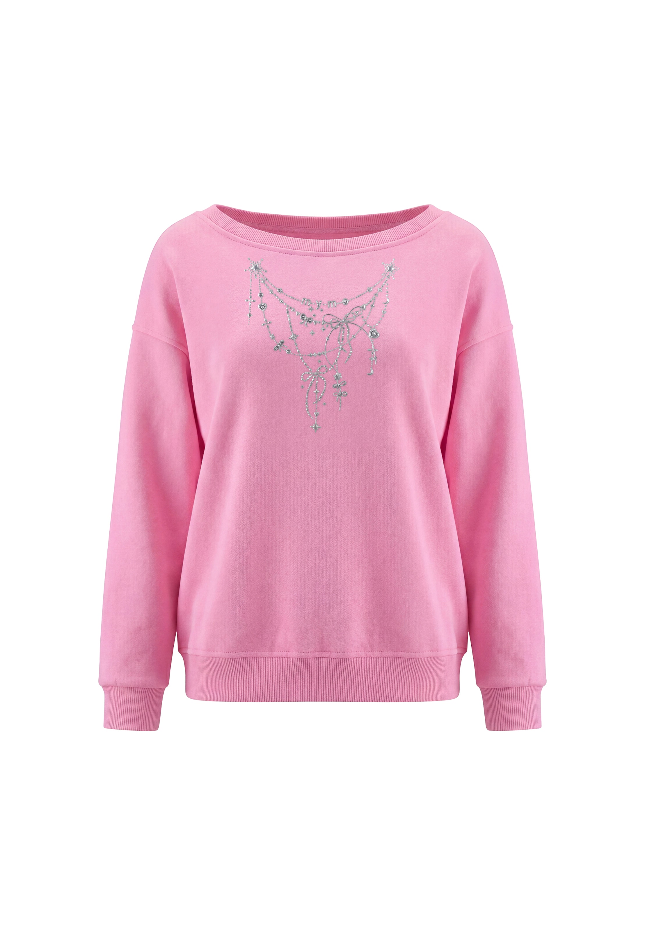 Sweat-shirt MYMO en rose : devant