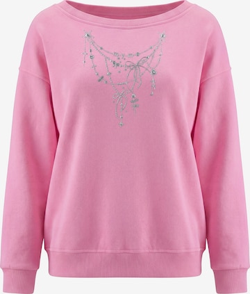 Sweat-shirt MYMO en rose : devant