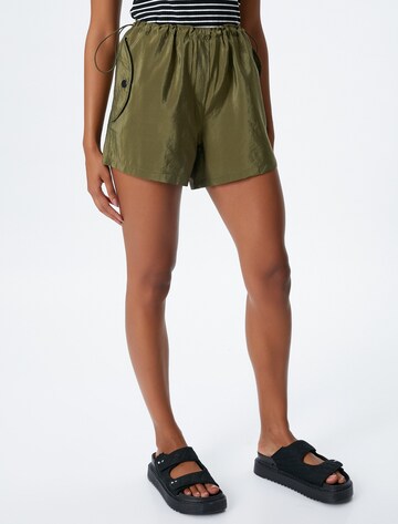 Koton Regular Pants in Green: front