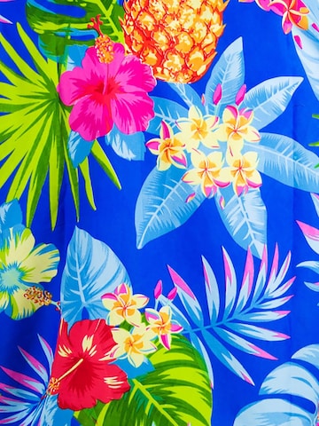 Foulard 'Pineapple' di King Kameha in blu