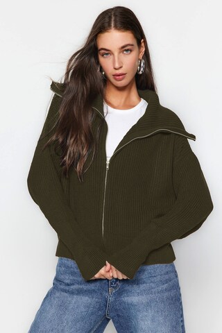 Trendyol - Cárdigan en verde: frente