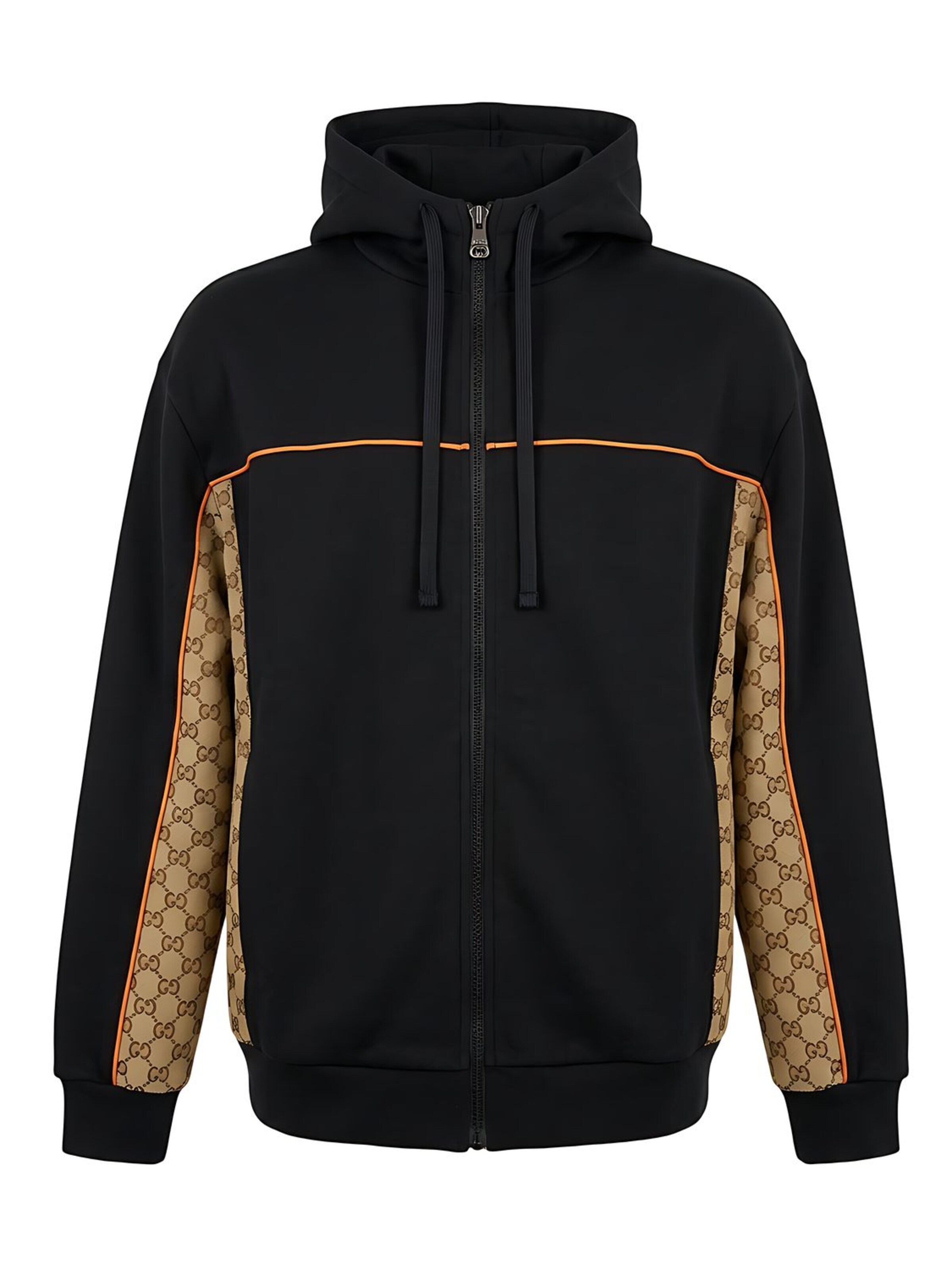 Gucci Sweat jacket 'Gucci Herrenjacke mit Reißverschluss schwarz' in Black: front