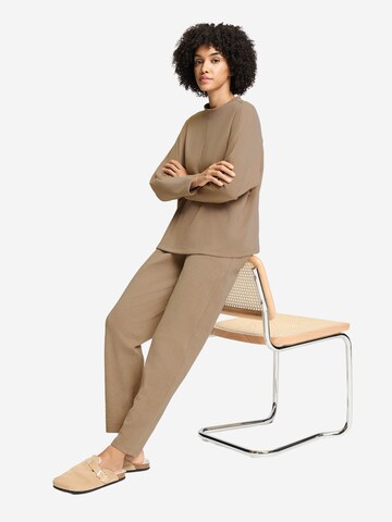 Sweat-shirt ' Easy Wear ' Hanro en beige