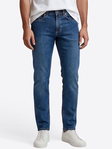 PIERRE CARDIN Slimfit Jeans 'Antibes' in Blauw: voorkant