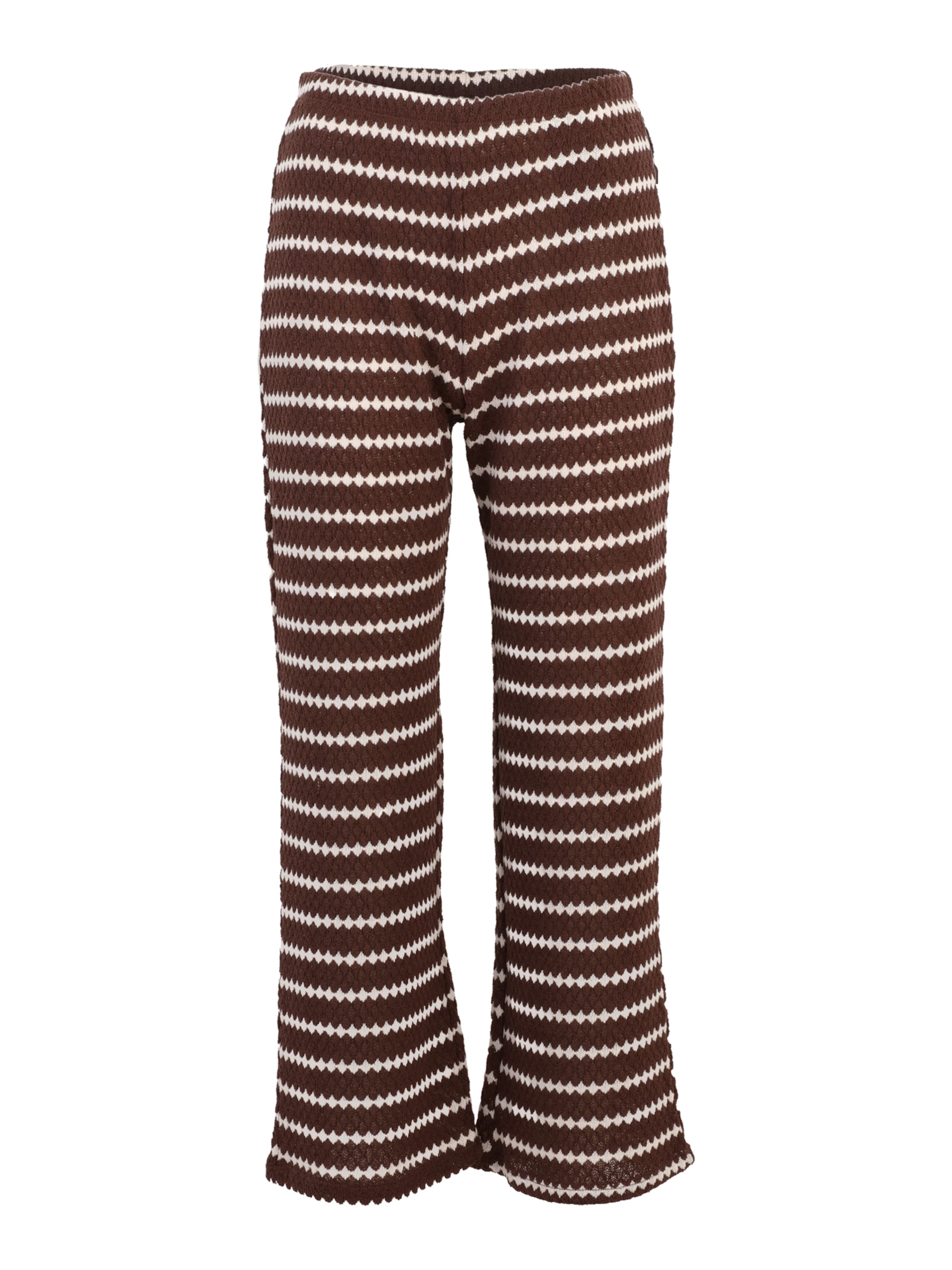 Only Petite Wide leg Pants 'ONLEVA' in Brown: front