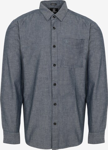 Volcom Button Up Shirt 'Date Knight' in Grey: front